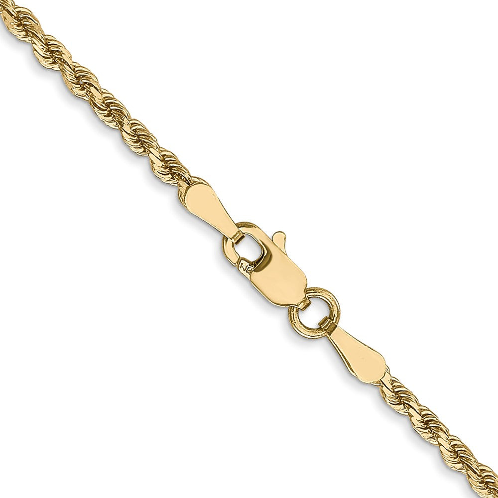 14K 2.0mm Diamond-cut Rope Chain