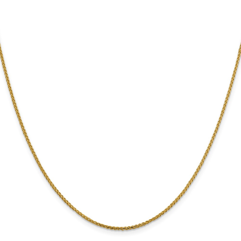 14K 1.4mm Diamond-cut Open Franco Chain
