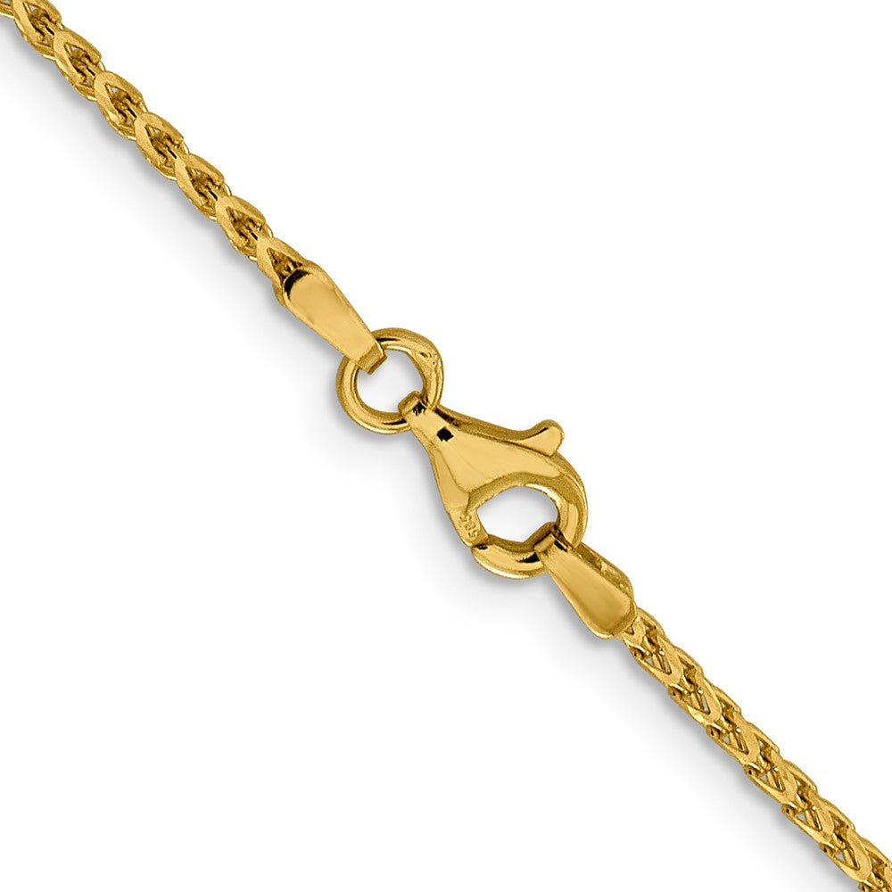 14K 1.6mm Diamond-cut Open Franco Chain