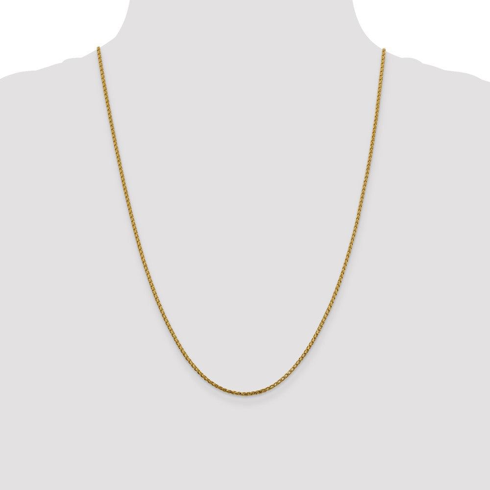 14K 1.6mm Diamond-cut Open Franco Chain