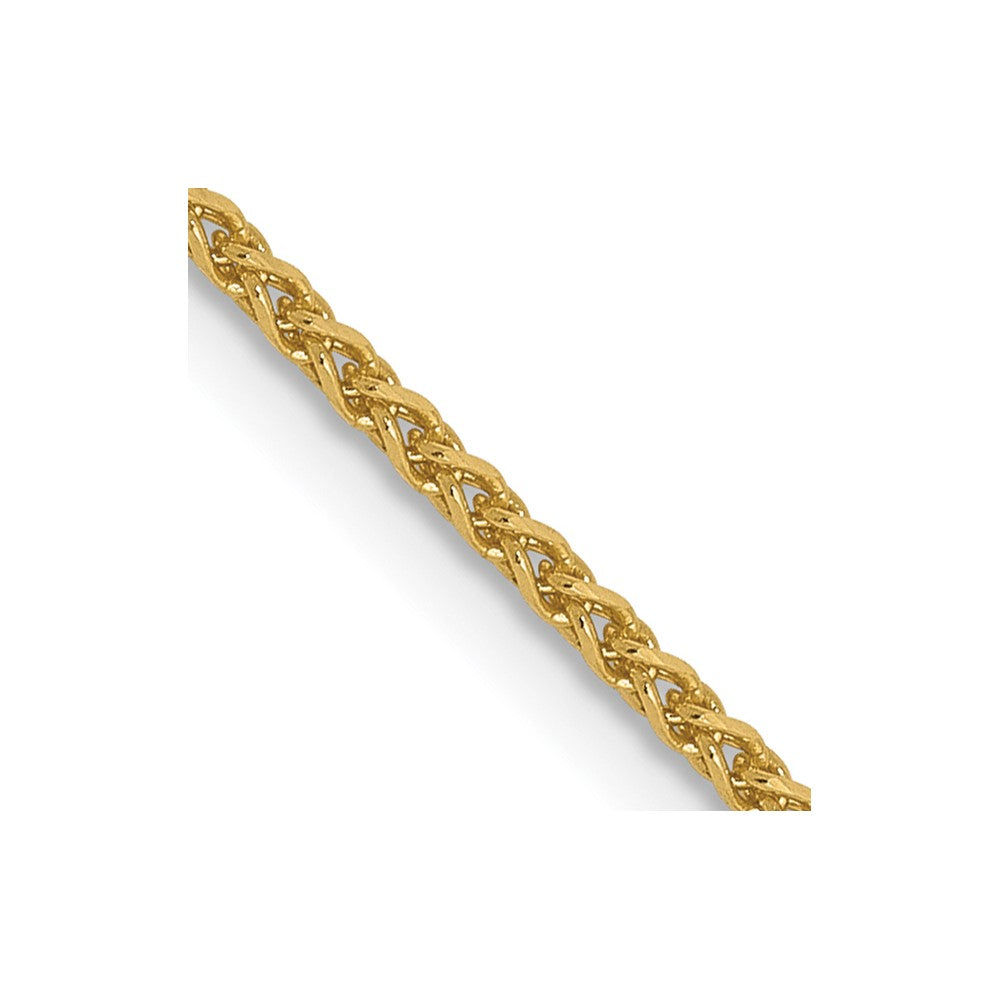 14K 1.25mm Diamond-cut Spiga Chain