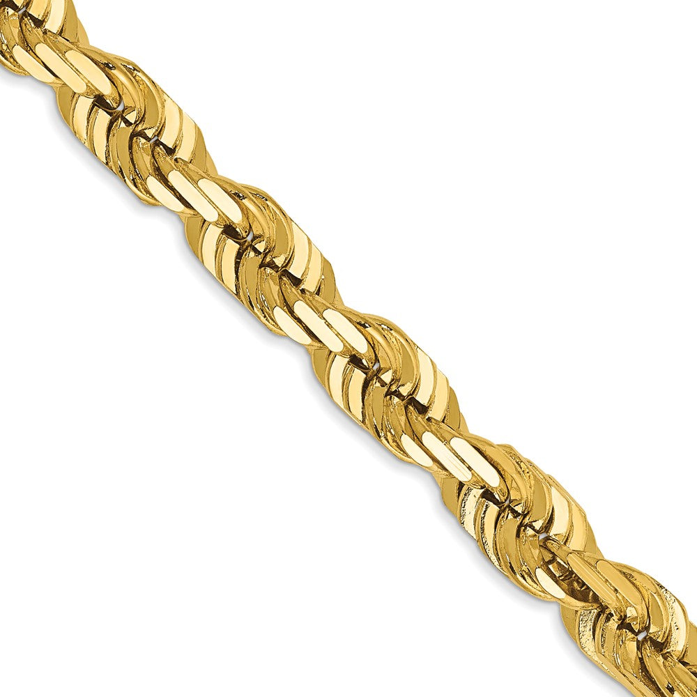 14K 5.5mm Diamond-cut Rope Chain