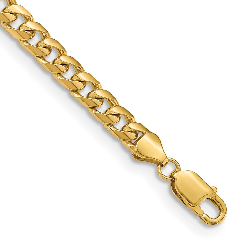 14K 6.25mm Solid Miami Cuban Chain