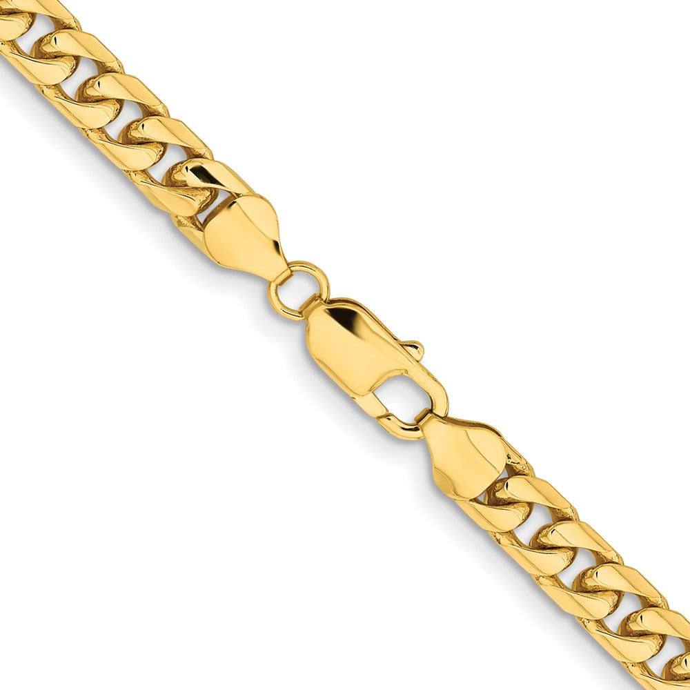 14K 6.75mm Solid Miami Cuban Chain
