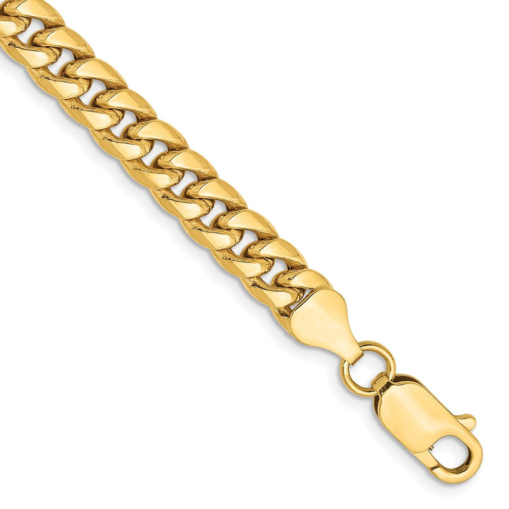 14K 6mm Semi-Solid Miami Cuban Chain