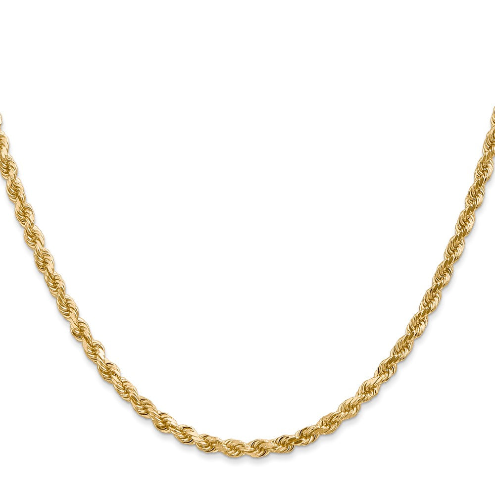 10K 3.0mm Diamond-cut Rope Chain
