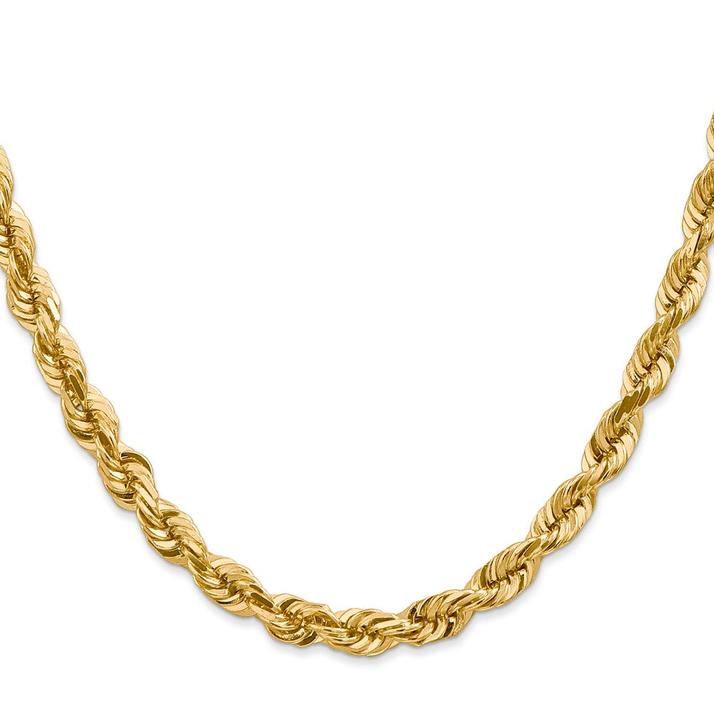 10K 5.5mm Diamond-cut Rope Chain