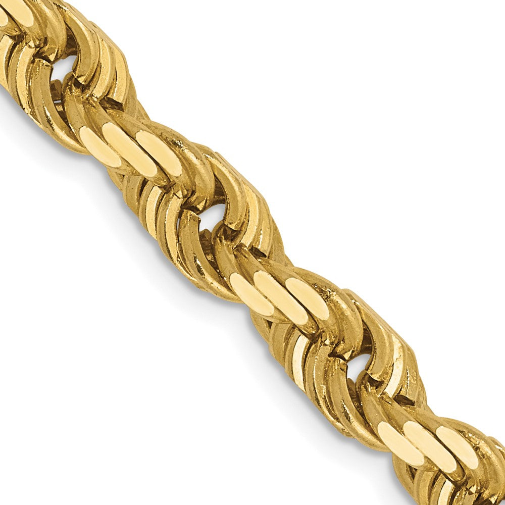 10K 5.5mm Diamond-cut Rope Chain