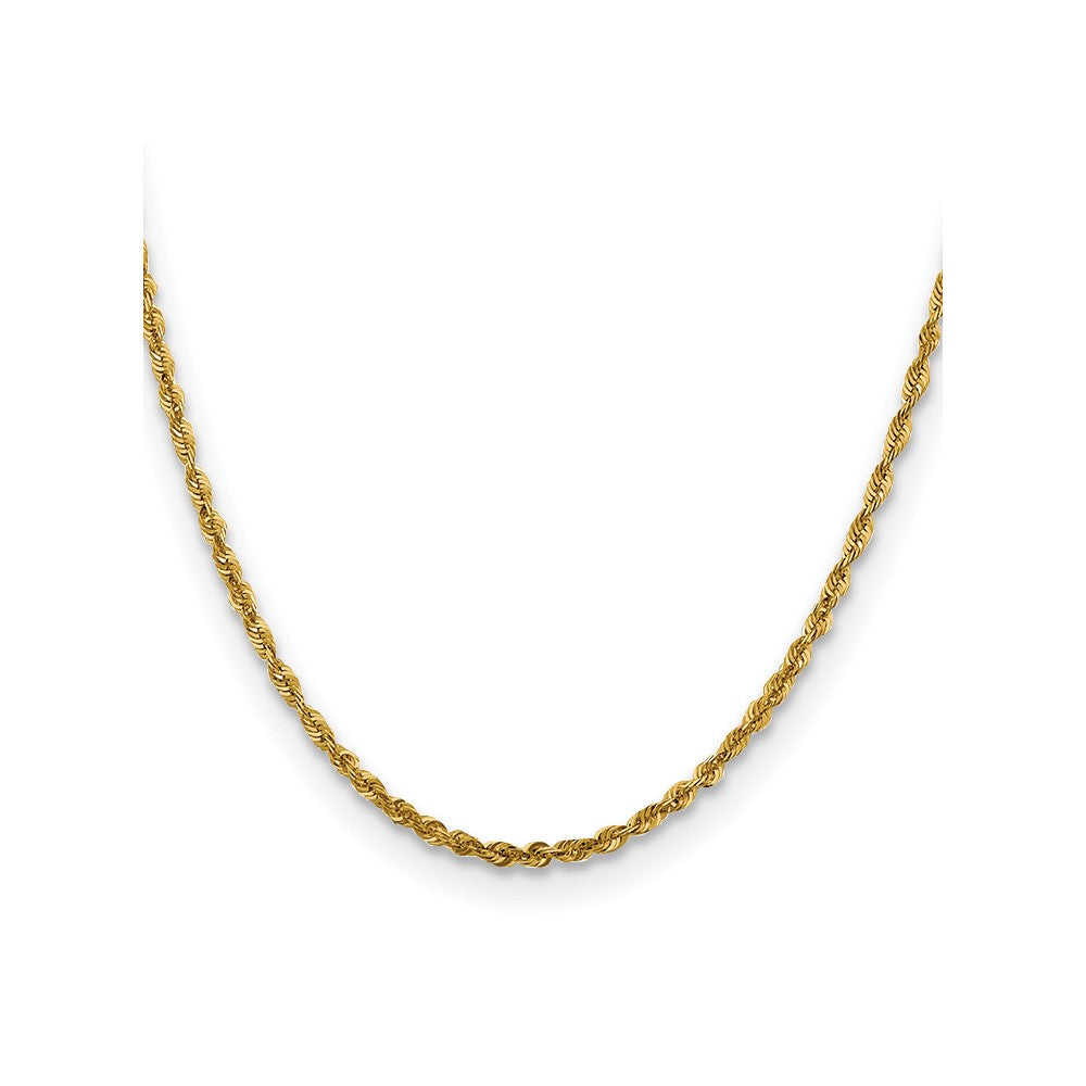 10K 3.0mm Ultra Diamond-cut Lightweight Rope Chain