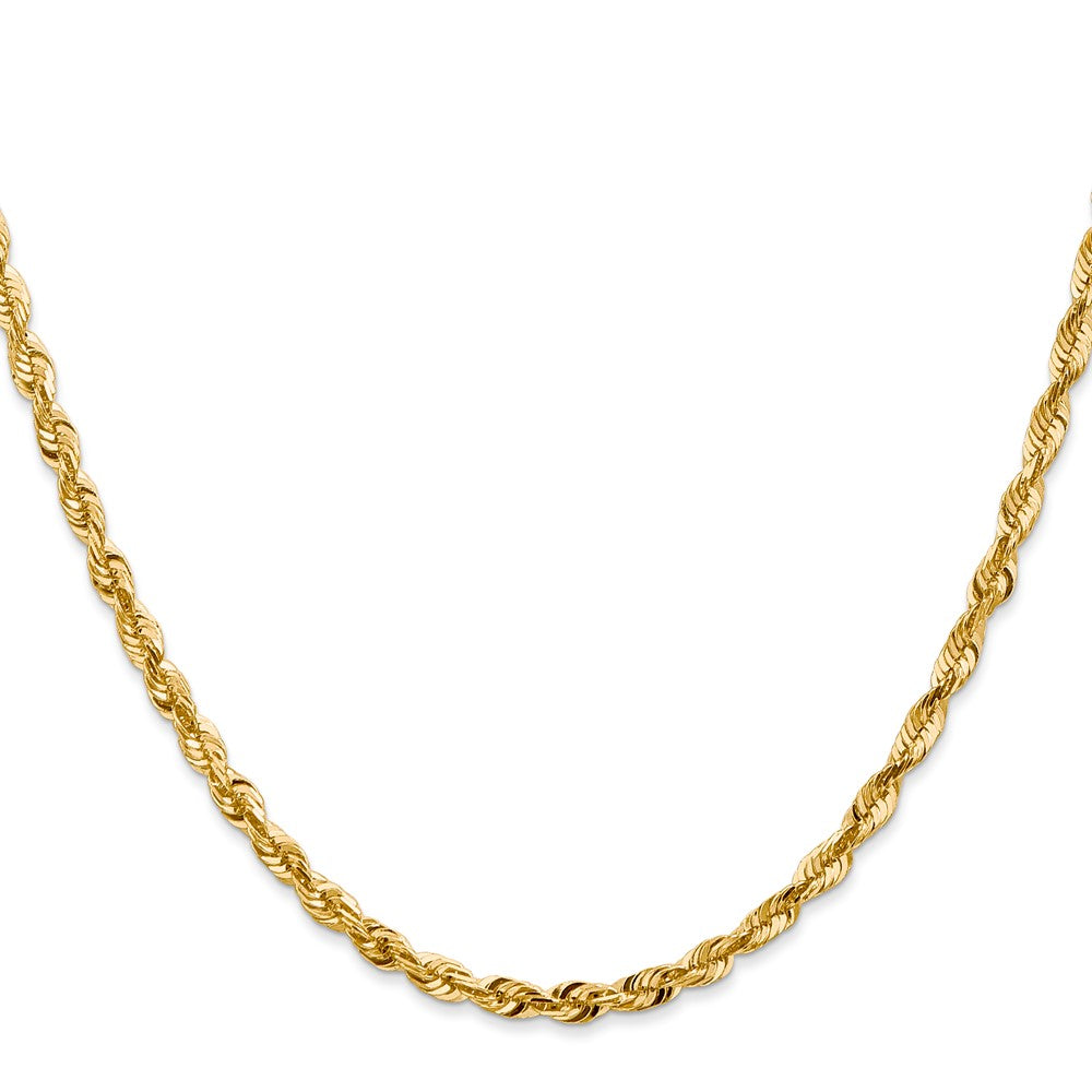 10K 4.0mm Ultra Diamond-cut Lightweight Rope Chain