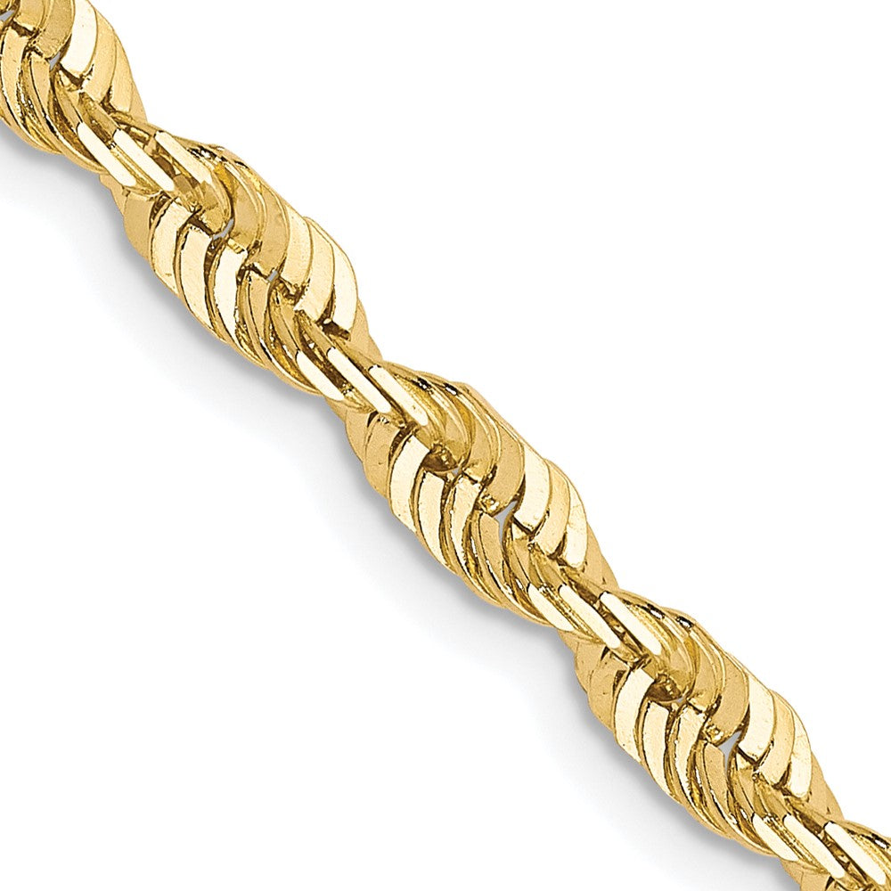 10K 4.0mm Ultra Diamond-cut Lightweight Rope Chain
