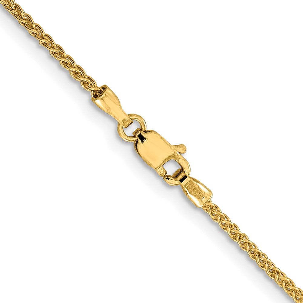 10K 1.5mm Diamond-cut Spiga Chain