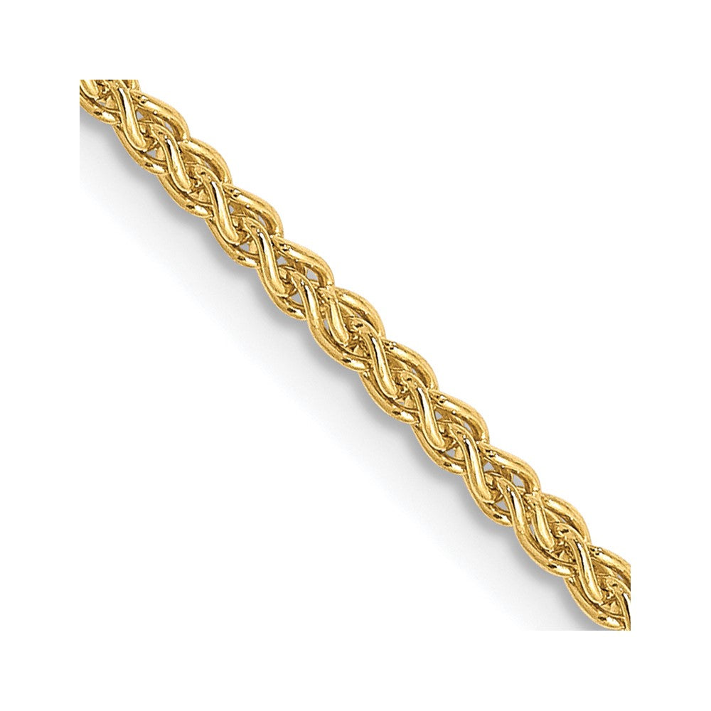 10K 1.5mm Diamond-cut Spiga Chain