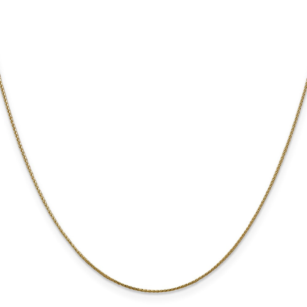 10K .85mm Diamond-cut Spiga Chain