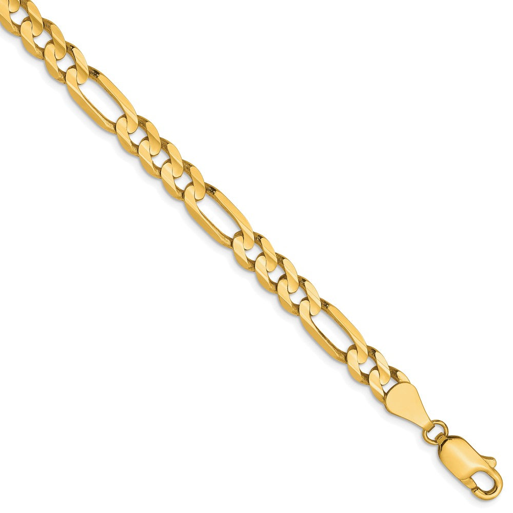 10K 5.5mm Concave Open Figaro Chain