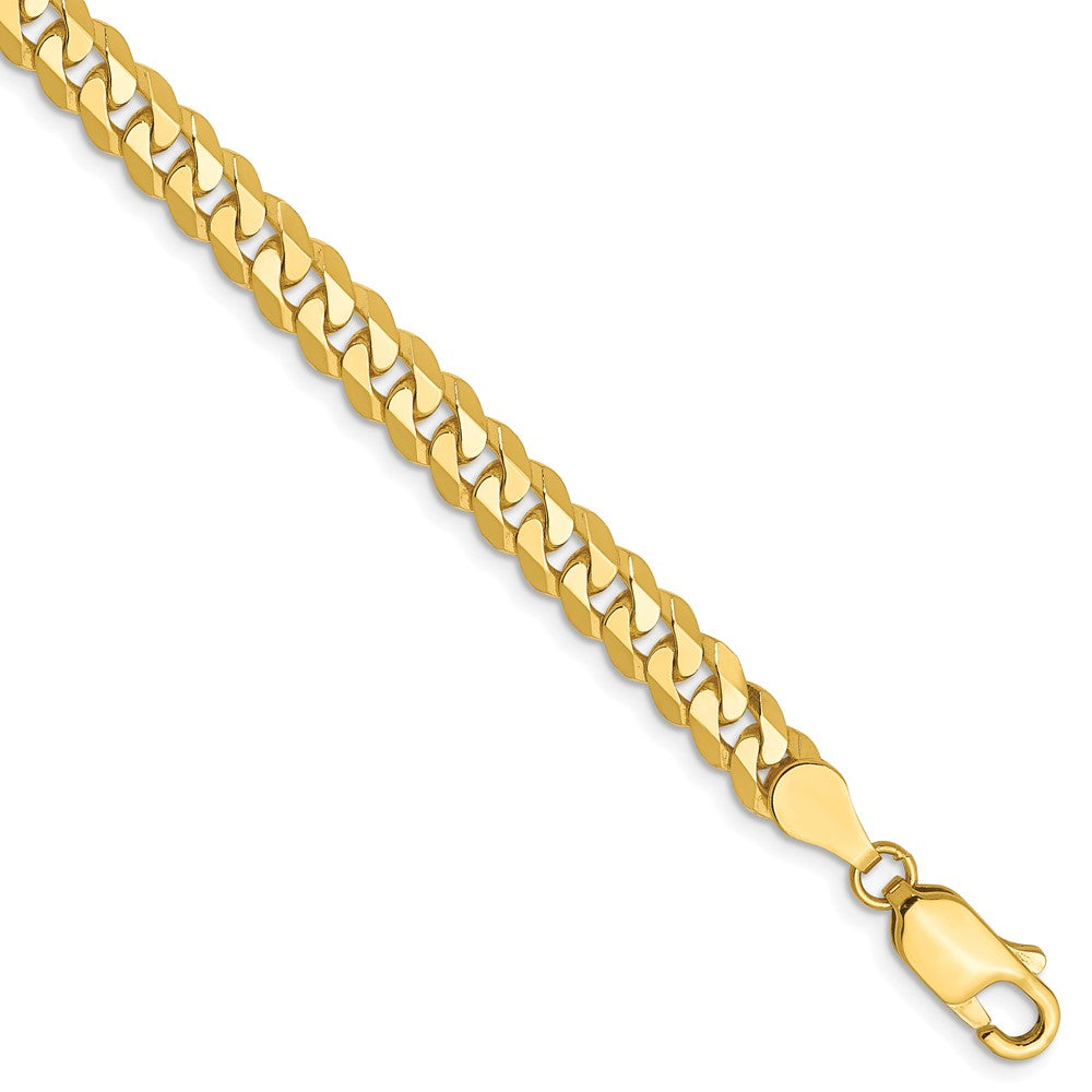 10K 4.75mm Flat Beveled Curb Chain