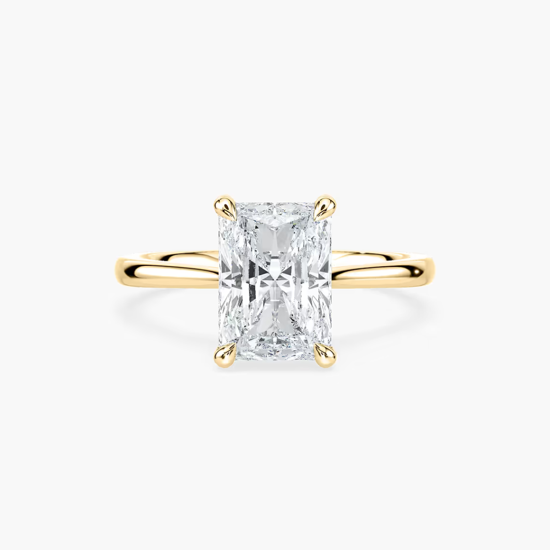 *Radiant Dior Claw Prong Solitaire Stackable