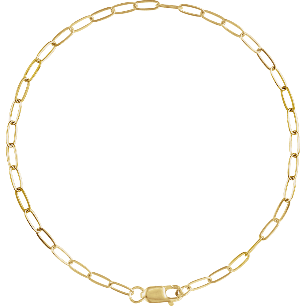 Élan 2.1 mm Paperclip Chain 14K Gold or Gold-Filled