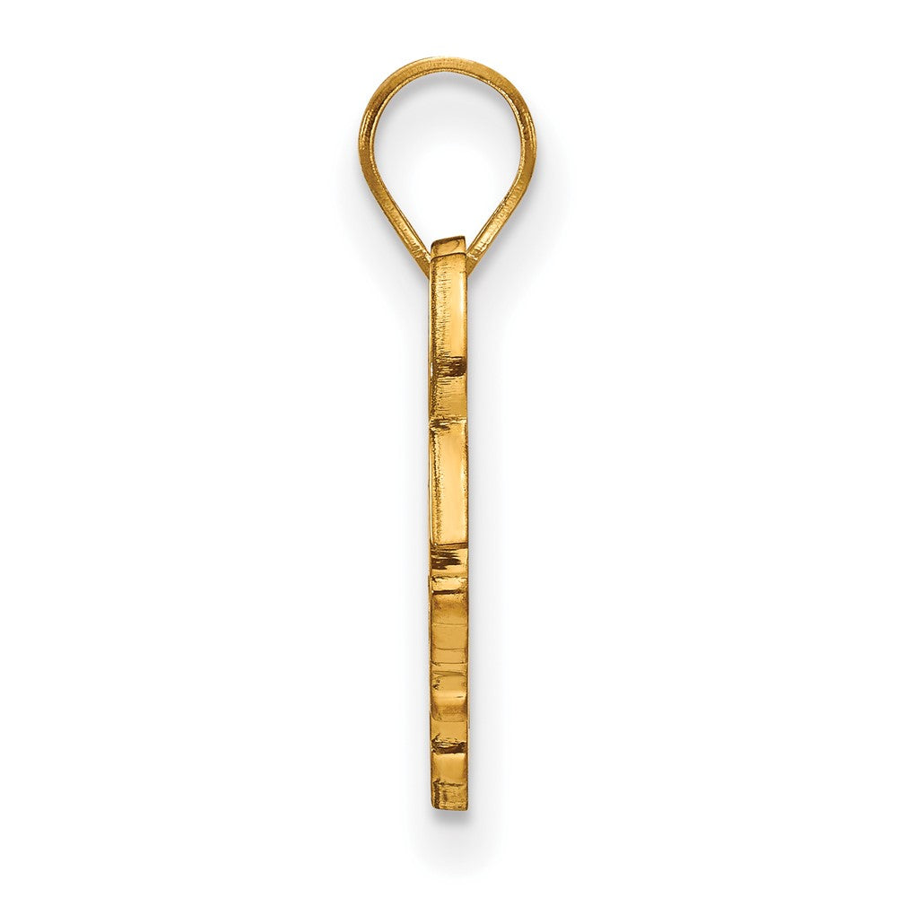 Sterling Silver Gold-plated Arkansas State University Small Pendant