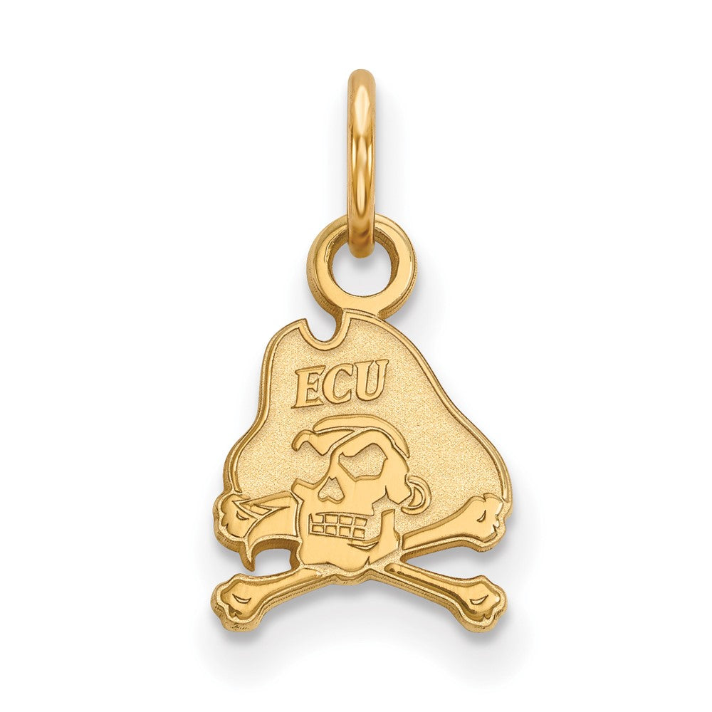14K Gold East Carolina University XS Pendant