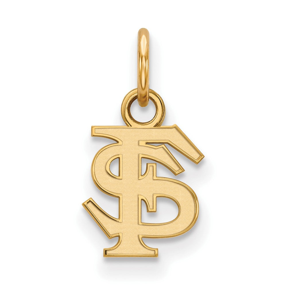 Sterling Silver Gold-plated Florida State University XS Pendant