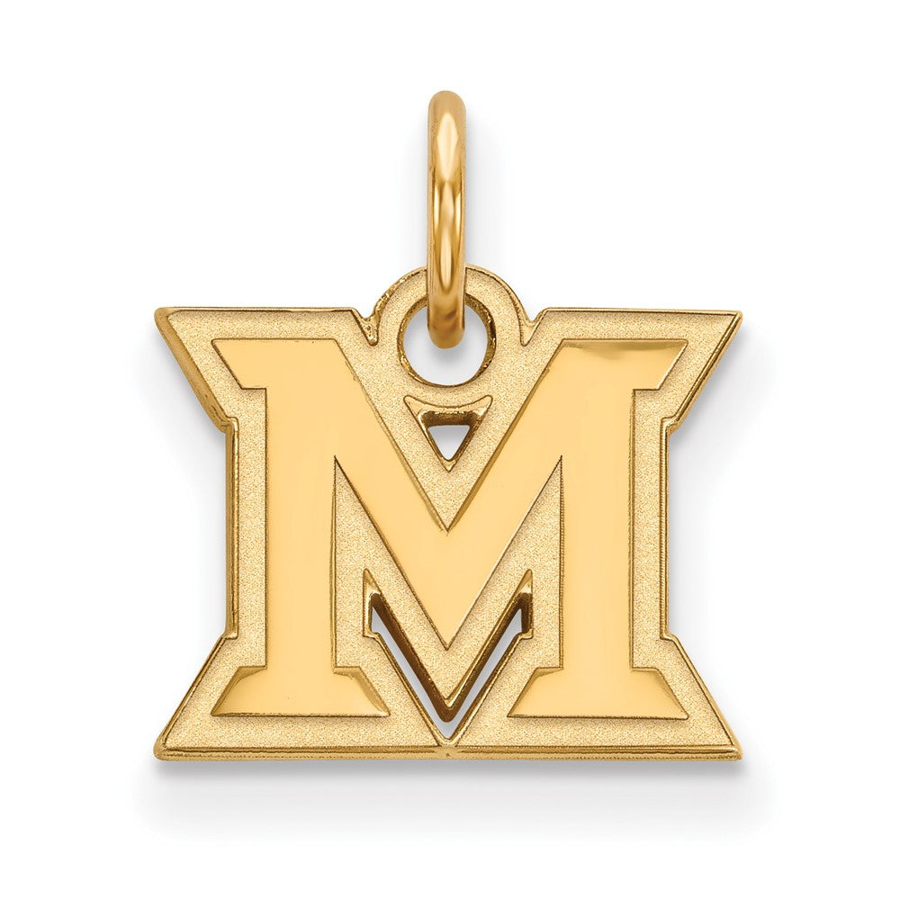 14K Gold Miami University XS Pendant