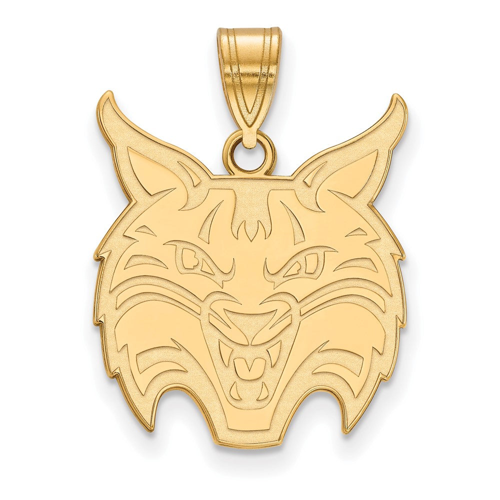 Sterling Silver Gold-plated Quinnipiac University Large Pendant