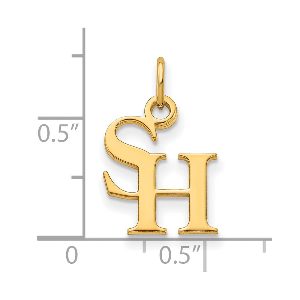 14K Gold Sam Houston State University XS Pendant