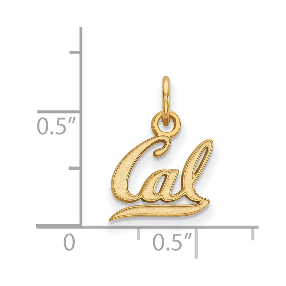 14K Gold University of California Berkeley XS Pendant