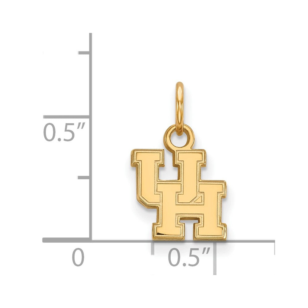 10K Gold University of Houston XS Pendant