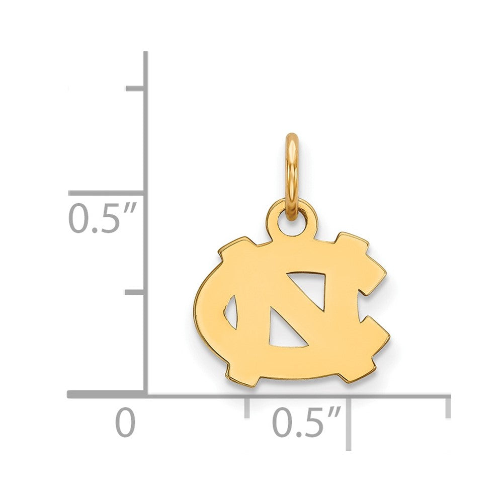 14K Gold University of North Carolina XS Pendant