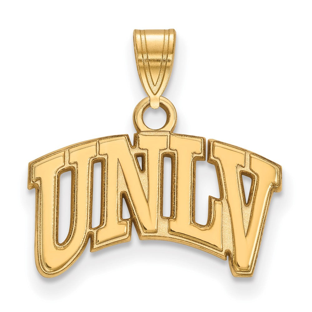 Sterling Silver Gold-plated U. of Nevada-Las Vegas Small Pendant