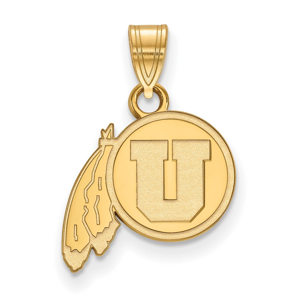 Sterling Silver Gold-plated University of Utah Small Pendant