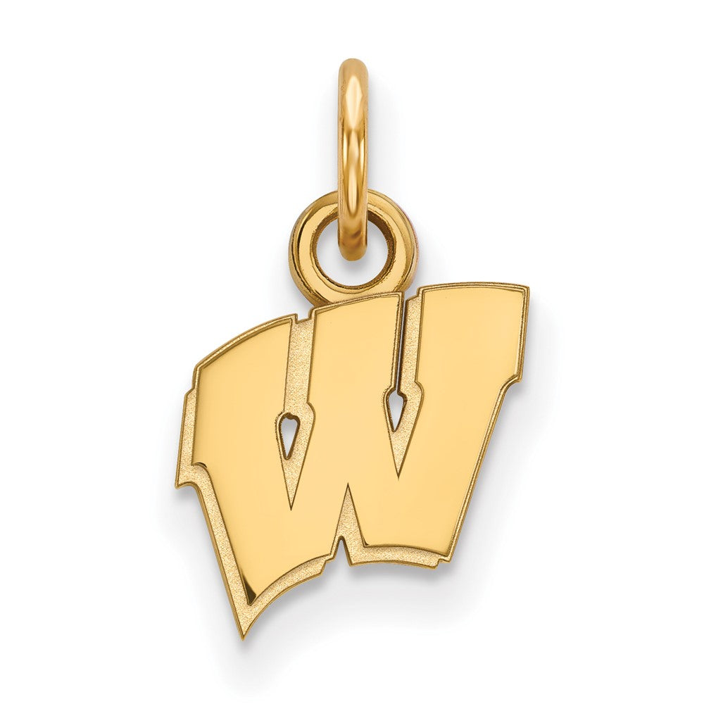 14K Gold University of Wisconsin XS Pendant