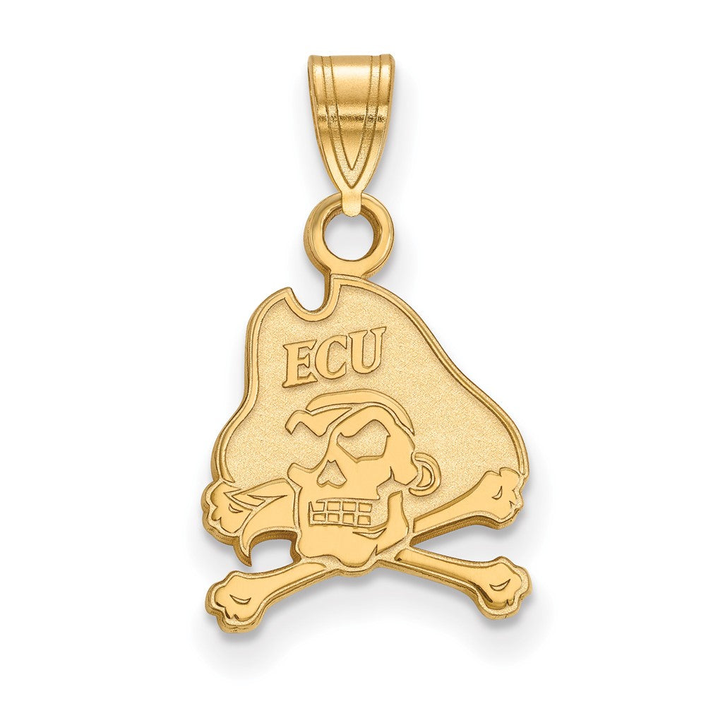 10K Gold East Carolina University Small Pendant