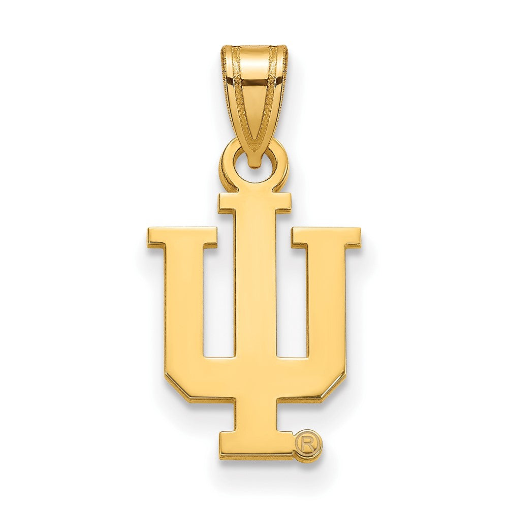 14K Gold Indiana University Small Pendant