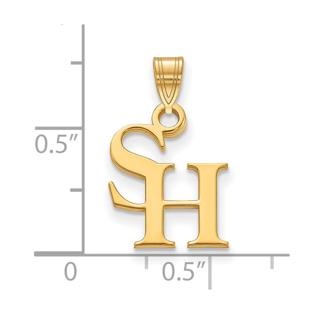 14K Gold Sam Houston State University Small Pendant