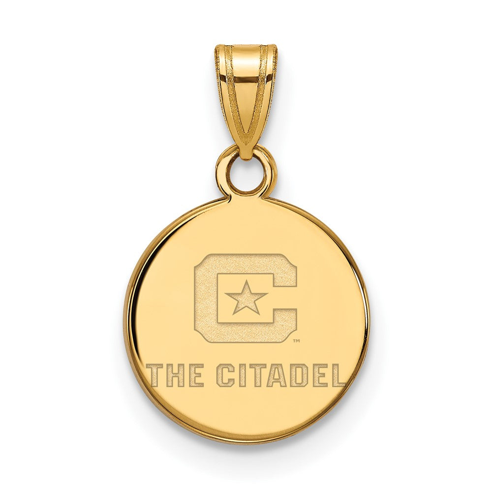 Sterling Silver with GP The Citadel Small Pendant