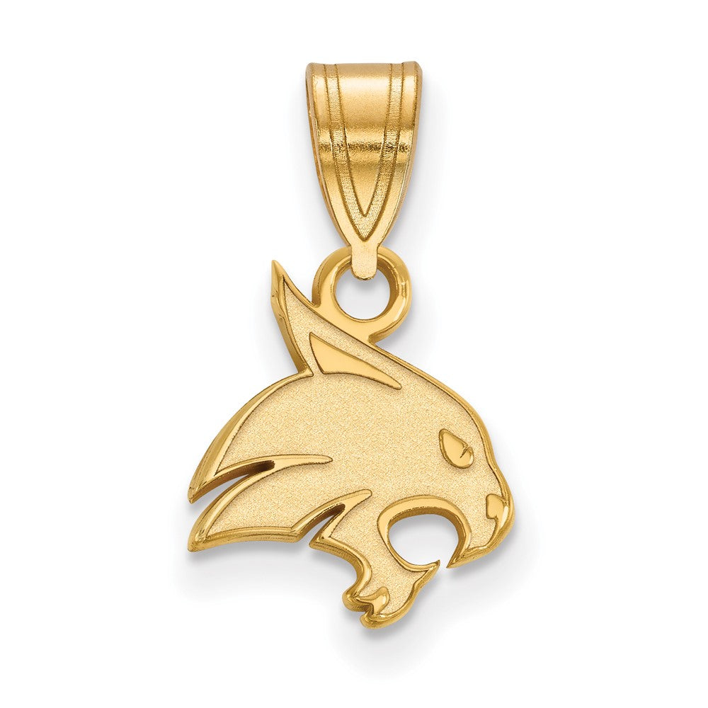14K Gold Texas State University Small Pendant
