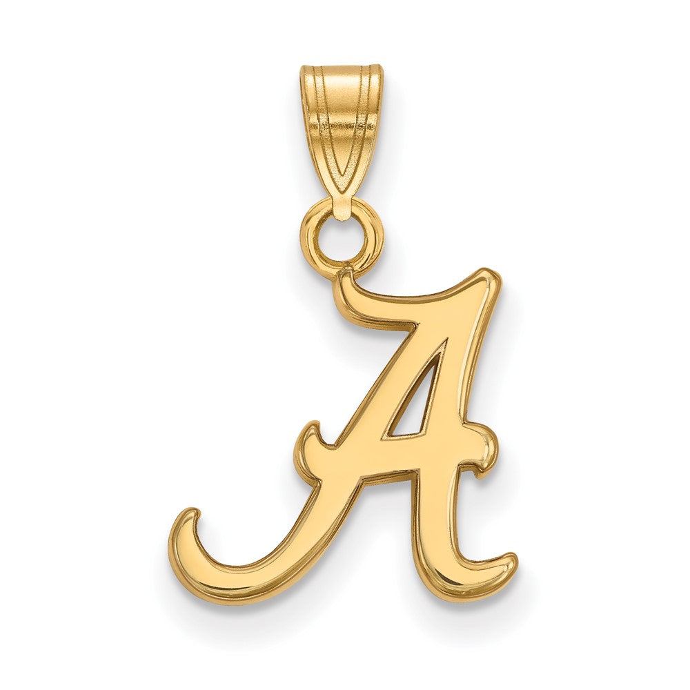 Sterling Silver Gold-plated University of Alabama Small Pendant