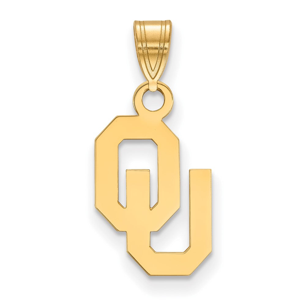 10K Gold University of Oklahoma Small Pendant