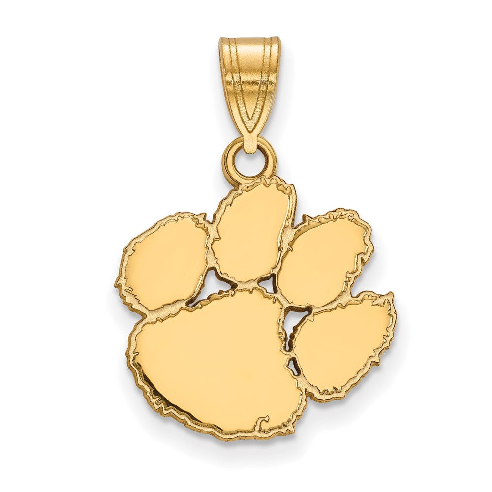 14K Gold Clemson University Medium Pendant
