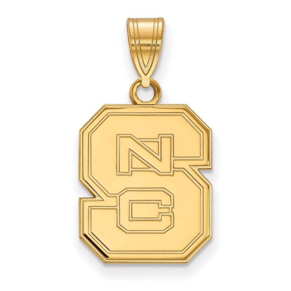10K Gold North Carolina State University Medium Pendant