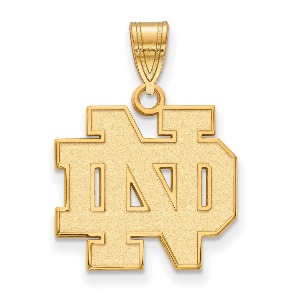 10K Gold University of Notre Dame Medium Pendant