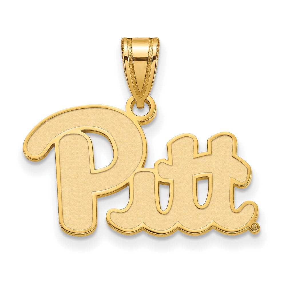 14K Gold University of Pittsburgh Medium Pendant