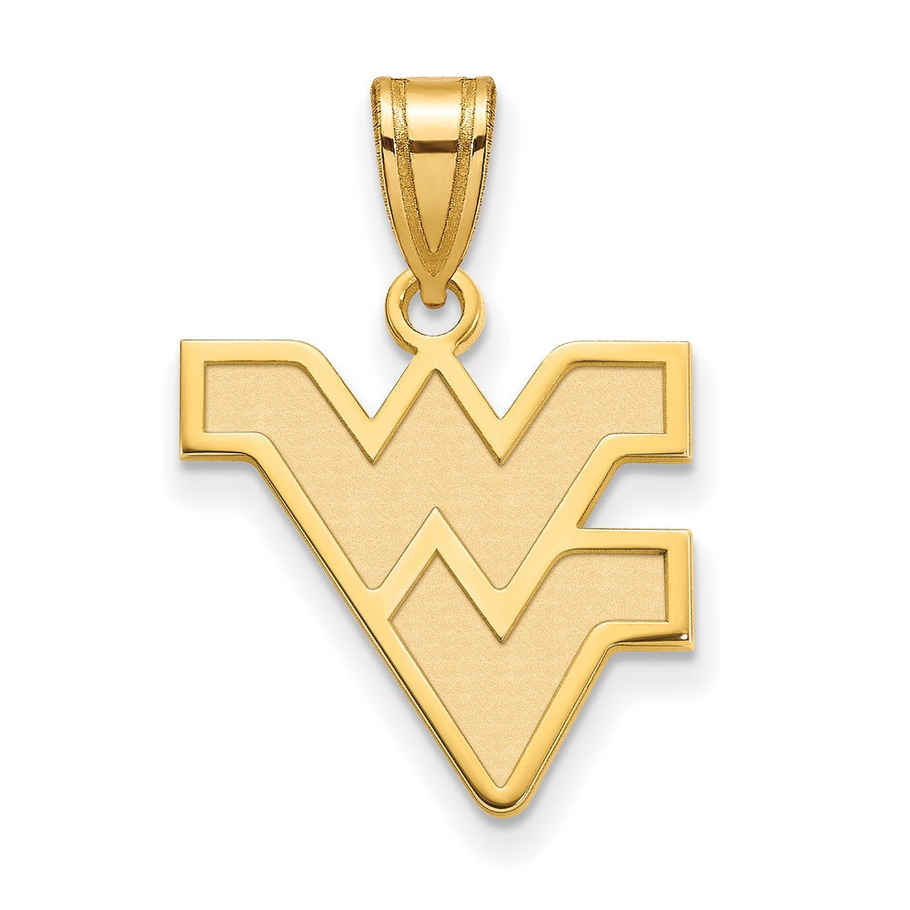 10K Gold West Virginia University Medium Pendant