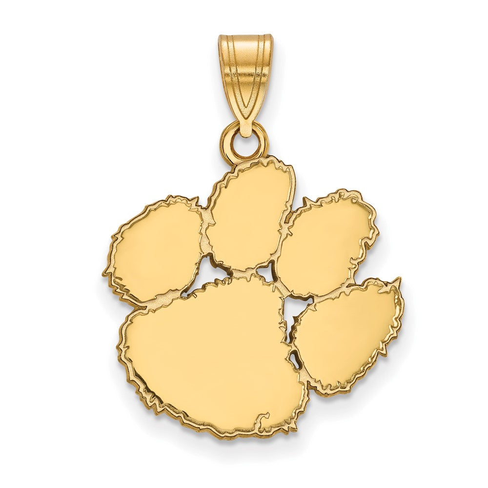 10K Gold Clemson University Large Pendant