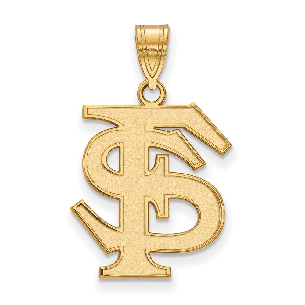 10K Gold Florida State University Large Pendant