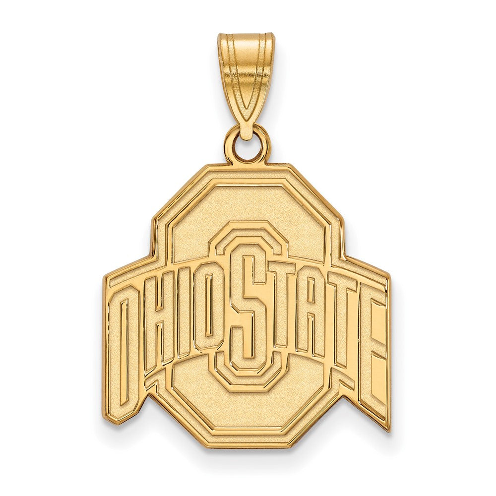 14K Gold Ohio State University Large Pendant