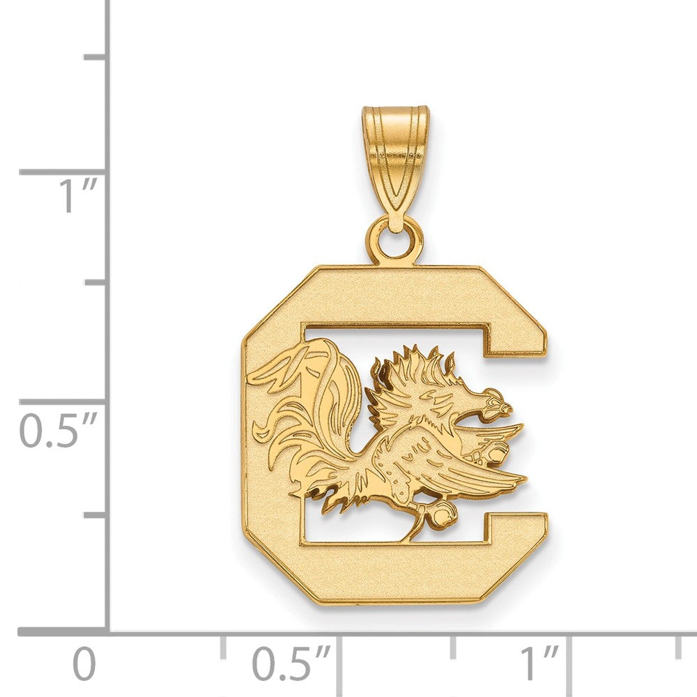 14K Gold University of South Carolina Large Pendant